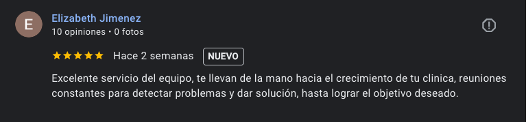 Reseña de Elizabeth Jimenez